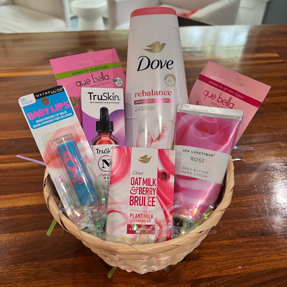 Dove Skincare and Beauty Gift Basket